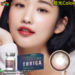 【散光】Lensme Torica Kuring Pink Brown 토리카 커링 핑크브라운 (난시 교정용)  每月抛棄散光彩妝隱形眼鏡